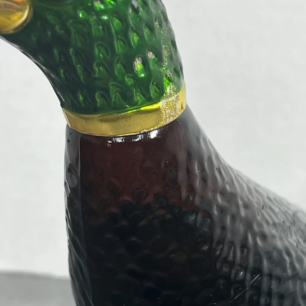 Vintage Avon Pheasant Decanter Oland After Shave Glass Bottle Collectible Brown‎